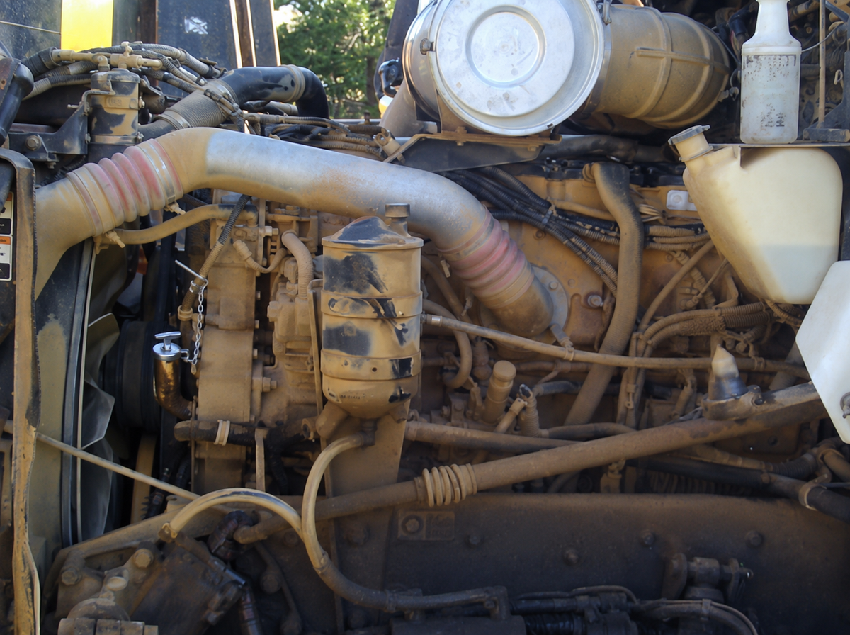 Vehicle before cleaning